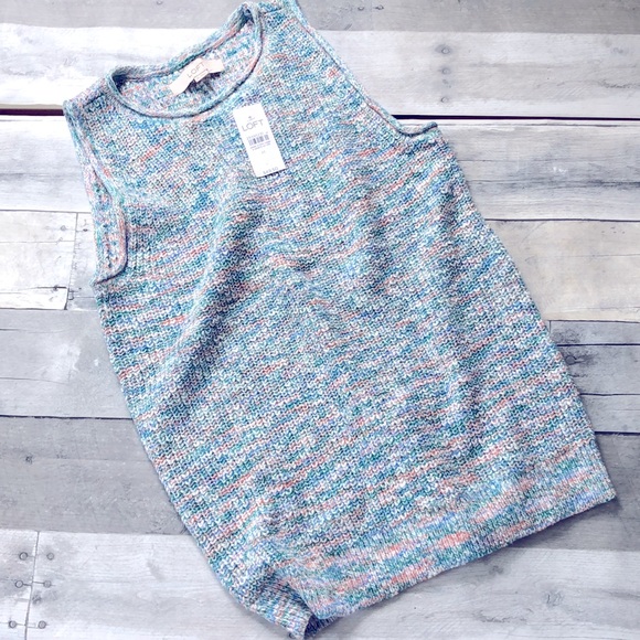 Loft Spacedye Knit Shell - Picture 3 of 4